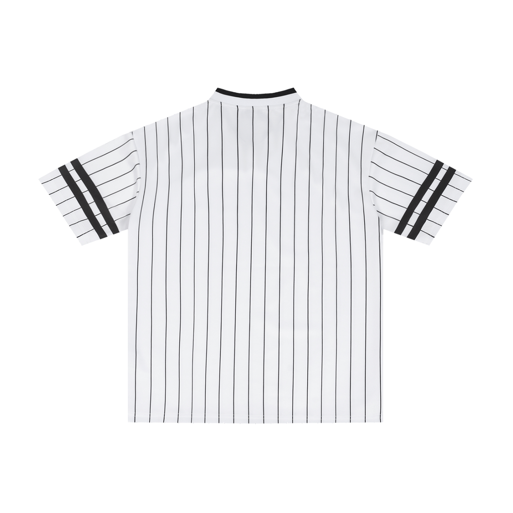 Men's Striped Loose V-Neck T-Shirt