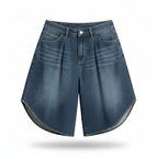 Men’s Wide Leg Denim Shorts