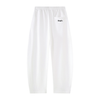 Men's Heavyweight Barrel Leg Sweatpants – White