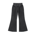 Women's Vintage Washed Flared Fleece Pants