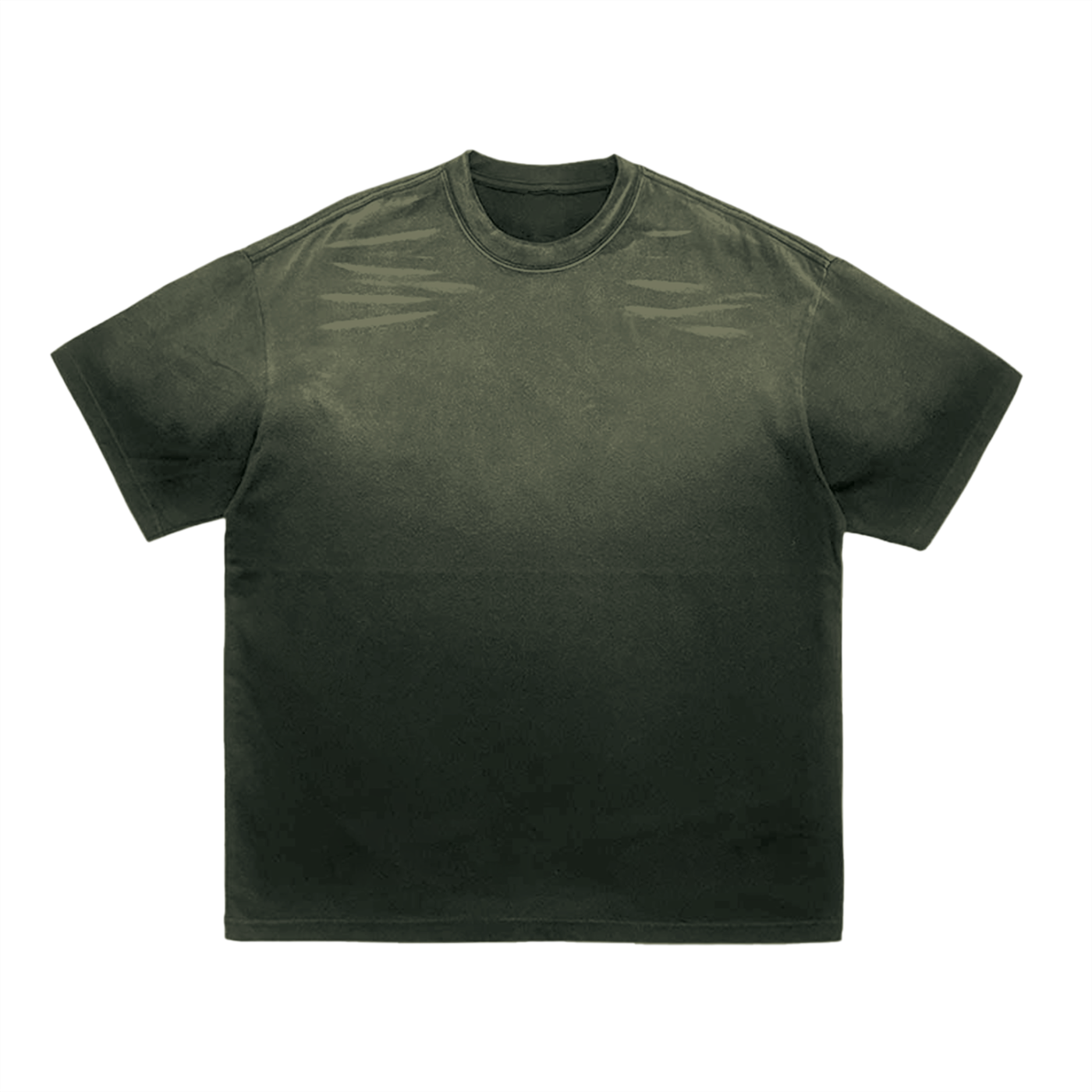 Men's Tiger Stripe Gradient Washed T-Shirt