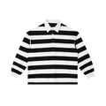 Men's Color Block Stripe Polo Shirt
