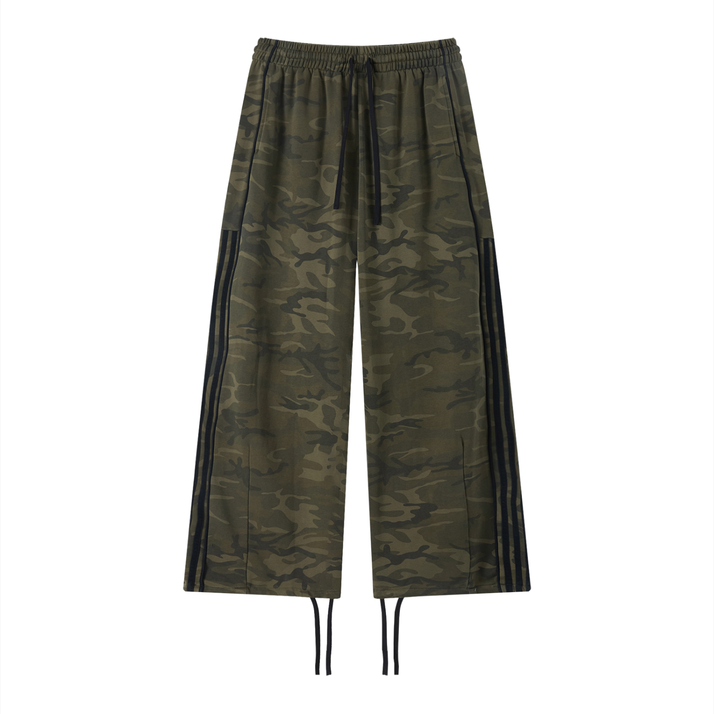 Men's Camo Wide Leg Sweatpants