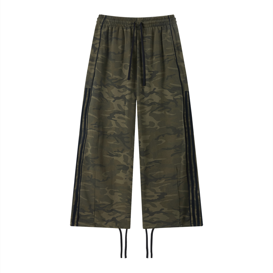 Men's Camo Wide Leg Sweatpants