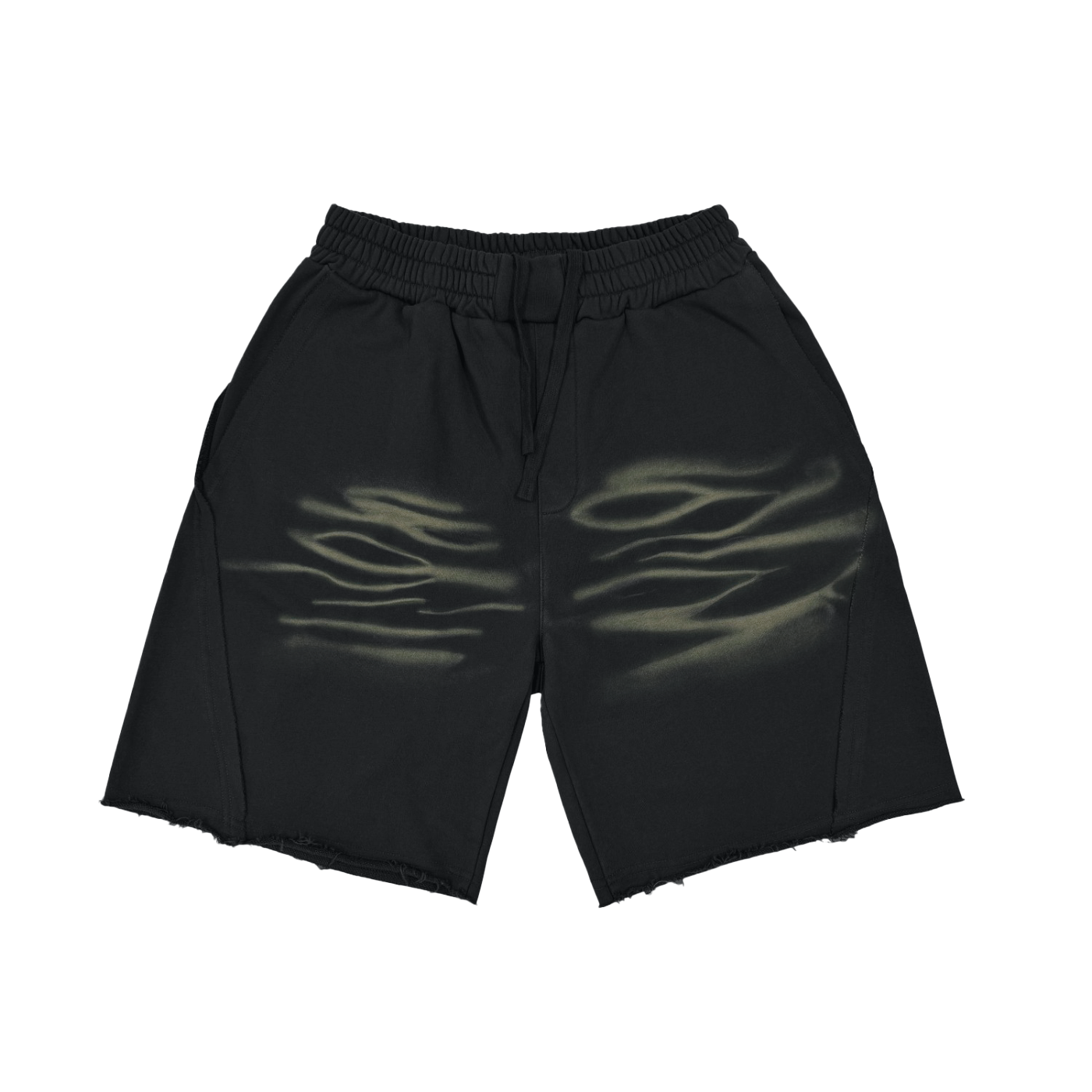Men's Vintage Washed Tiger Stripe Shorts