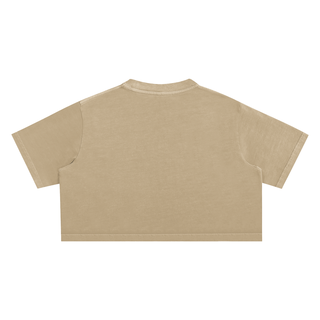 Women's Snow Washed Crop Top