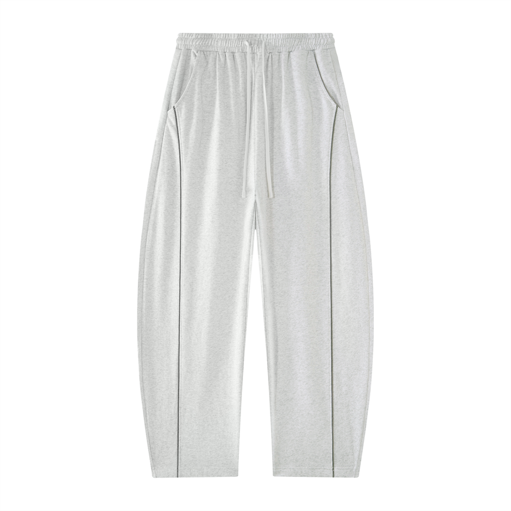 Men's Heavyweight Barrel Leg Sweatpants – White