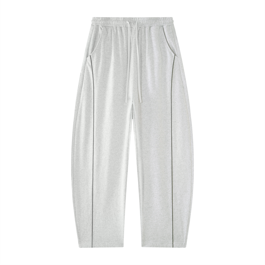 Men's Heavyweight Barrel Leg Sweatpants – White