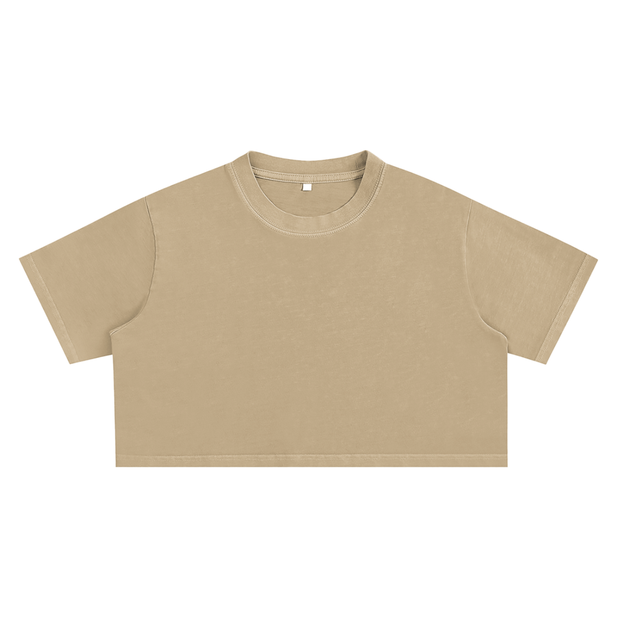 Women's Snow Washed Crop Top
