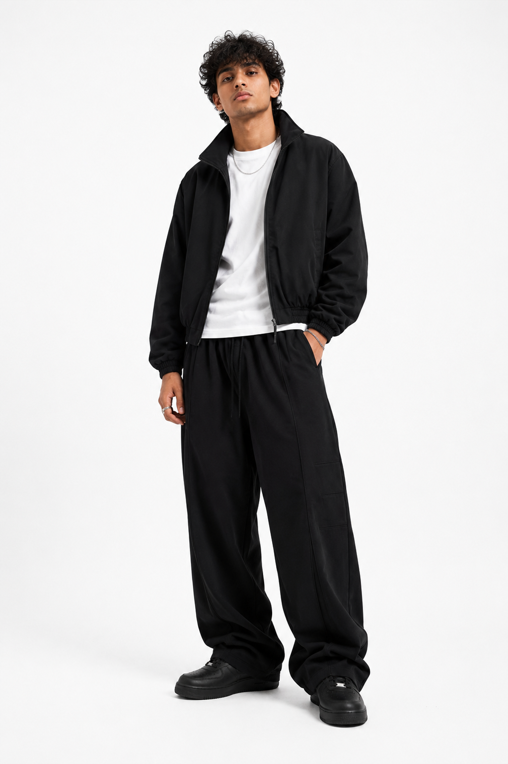 Men's Heavyweight Wide Leg Panel Sweatpants