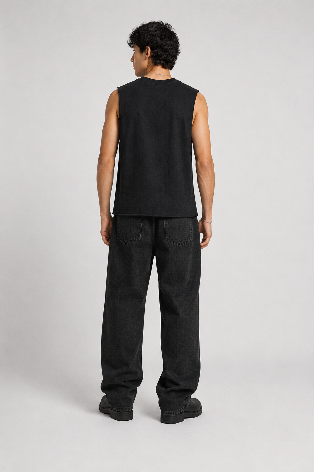 Men's French Terry Boxy Tank Top