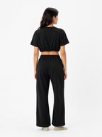Women’s Crop Bubble Hem T-Shirt