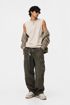 Men's Contrast Panel Cooling Tank Top