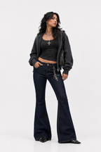 Women's High-Rise Flared Jeans