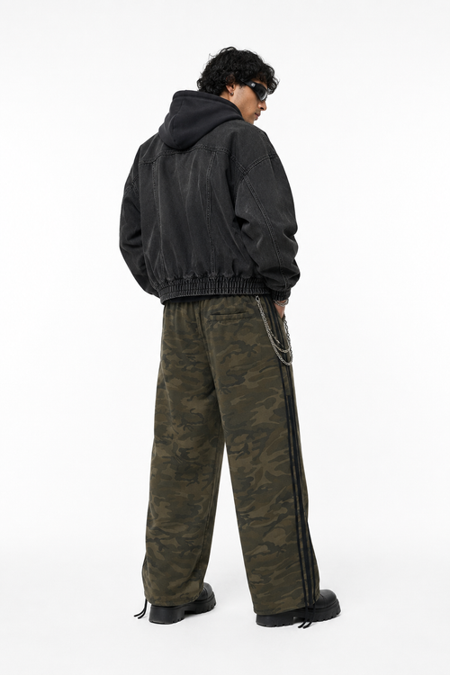 Men's Camo Wide Leg Sweatpants
