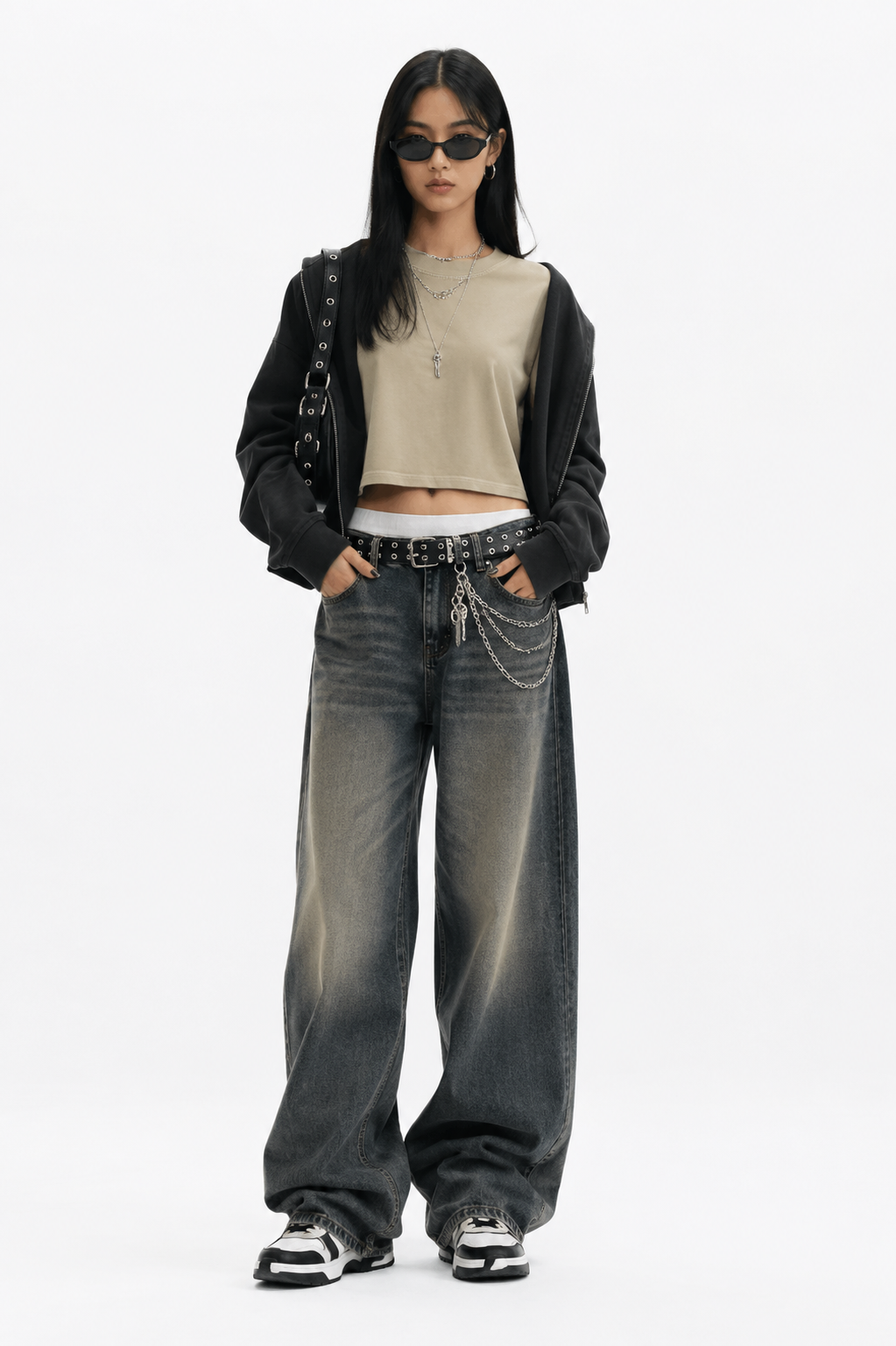 Women's Snow Washed Crop Top