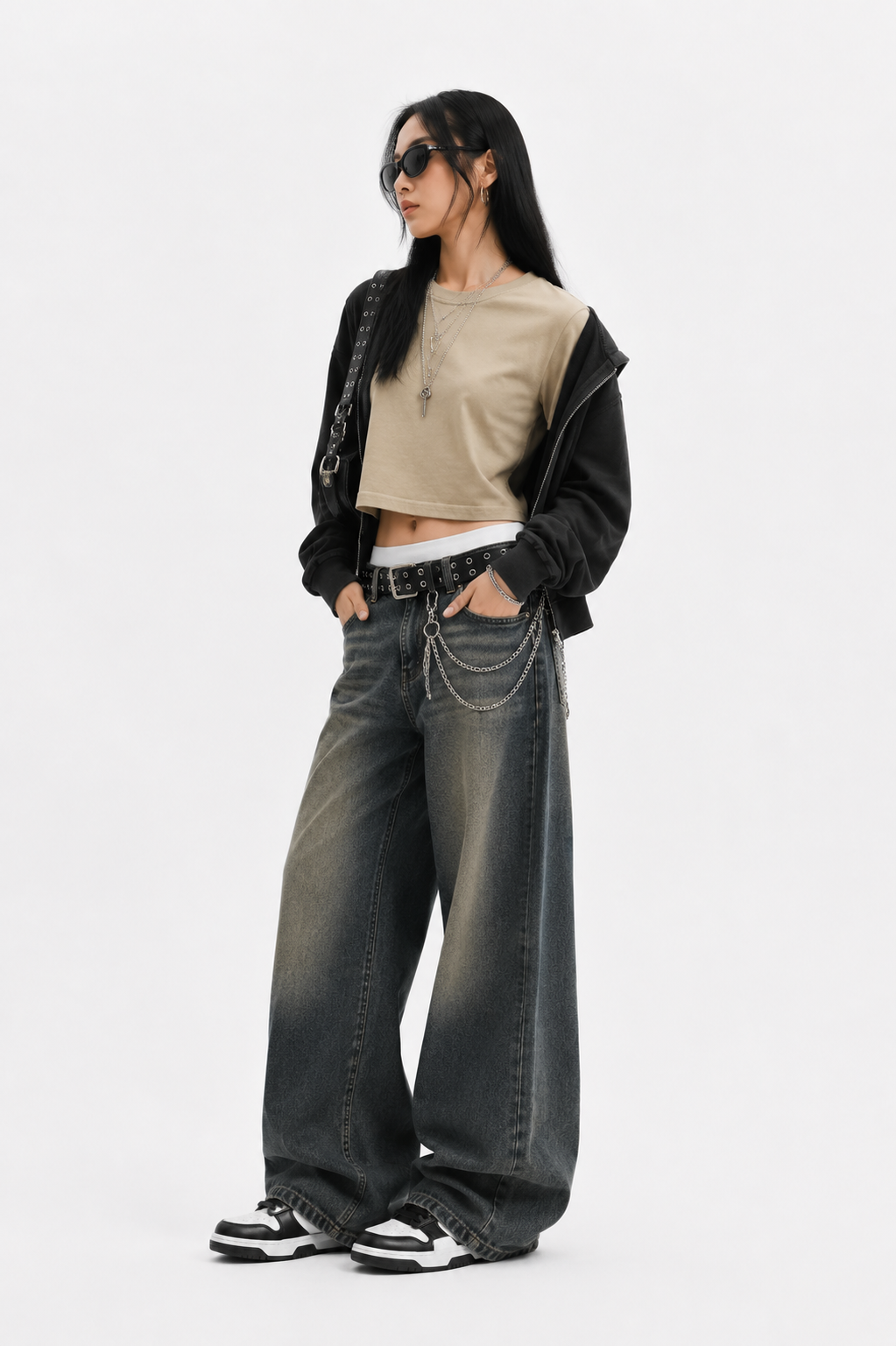 Women's Snow Washed Crop Top