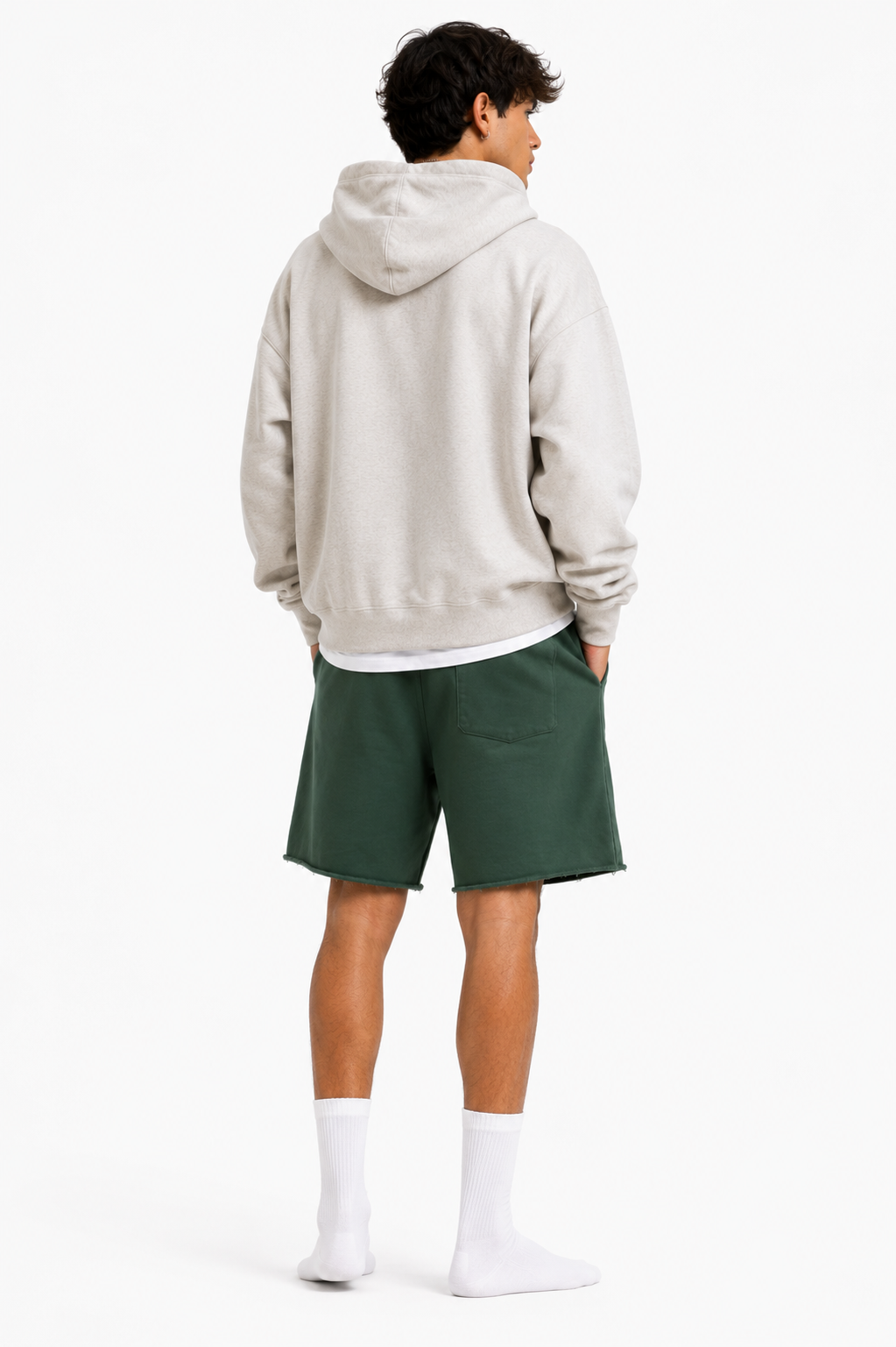 Men's Vintage Washed Tiger Stripe Shorts