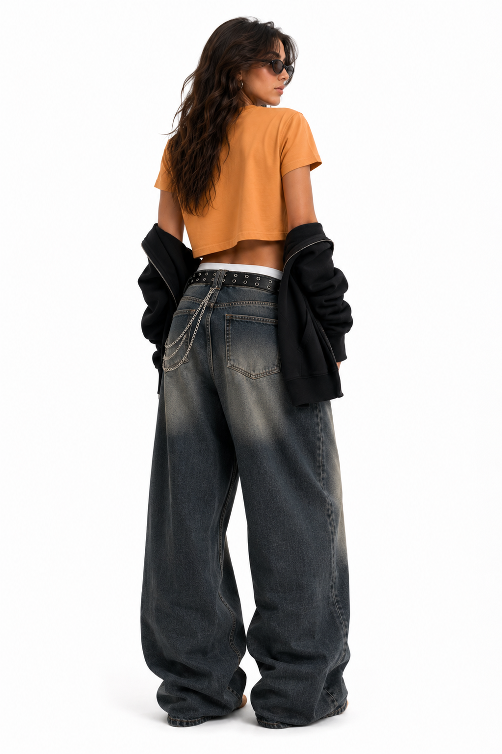 Women's Snow Washed Crop Top