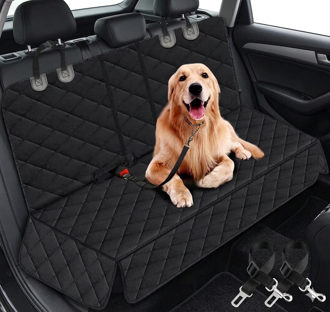 Ultimate Waterproof Dog Car Seat Cover - Protect Your Back Seat in Style!