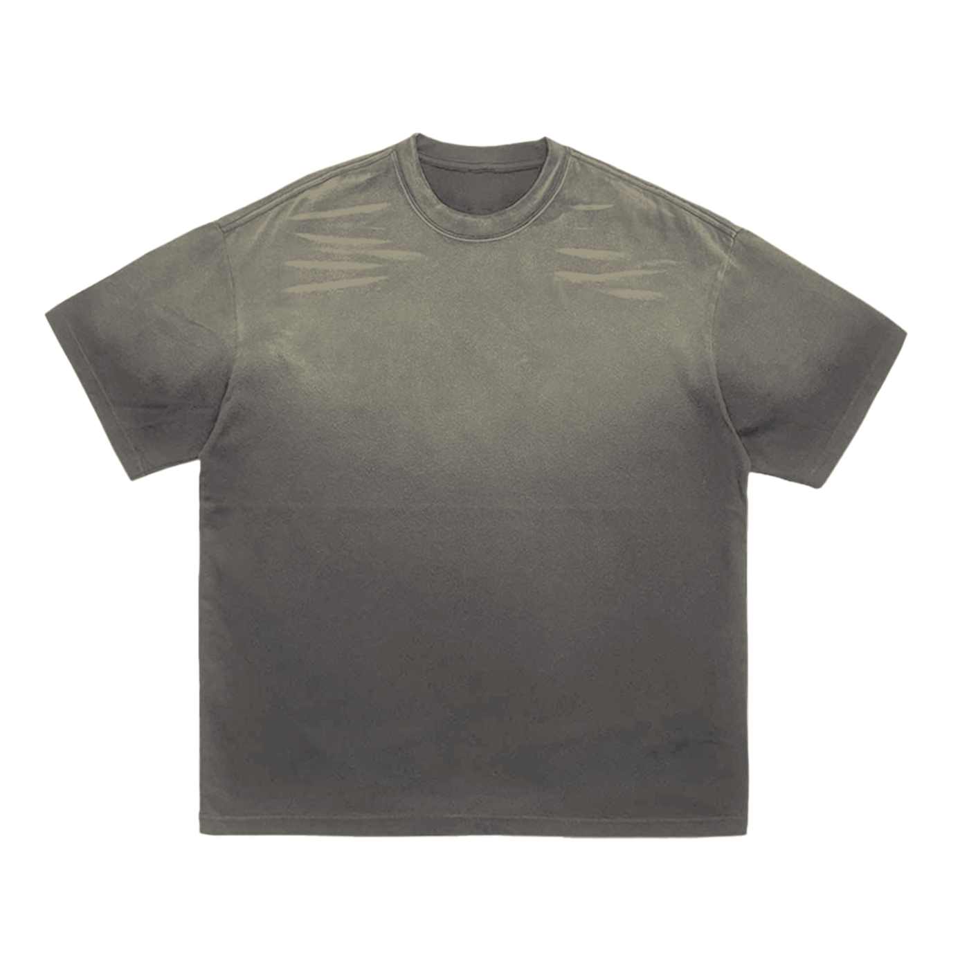 Men's Tiger Stripe Gradient Washed T-Shirt
