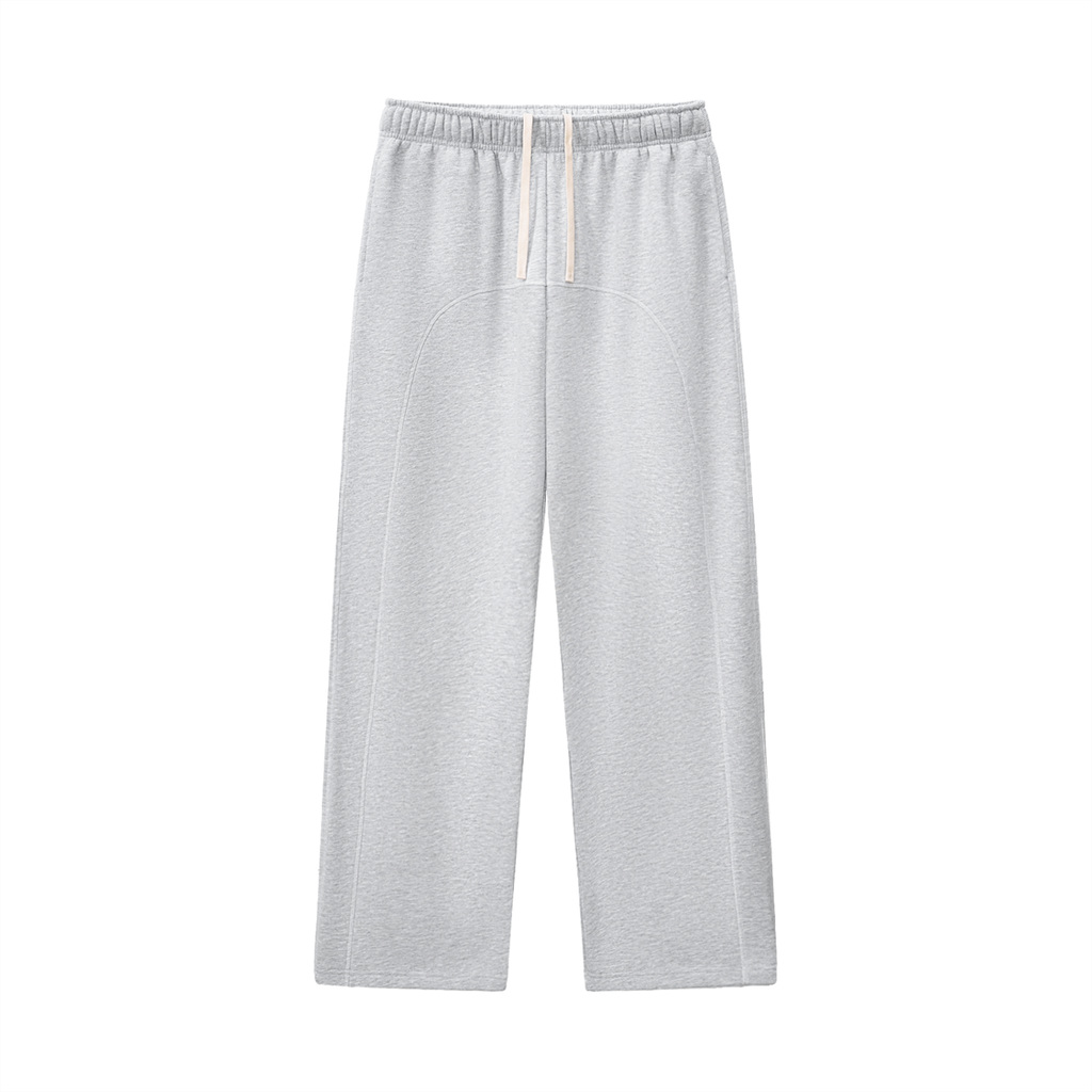 Men's Contrast-Stitched Fleece Sweatpants