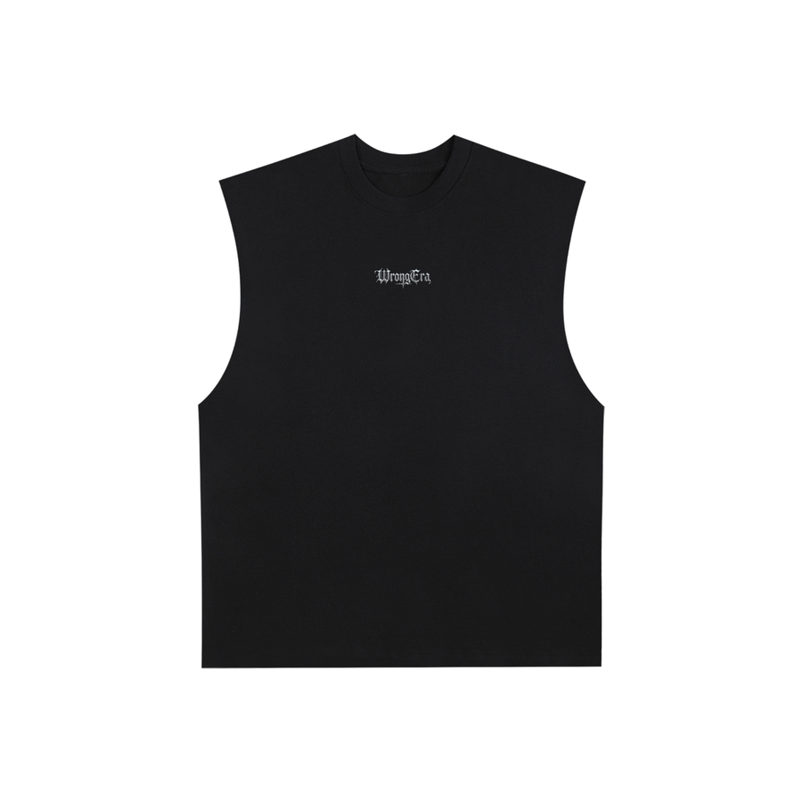 Men's Raw Edge Cotton Tank Top