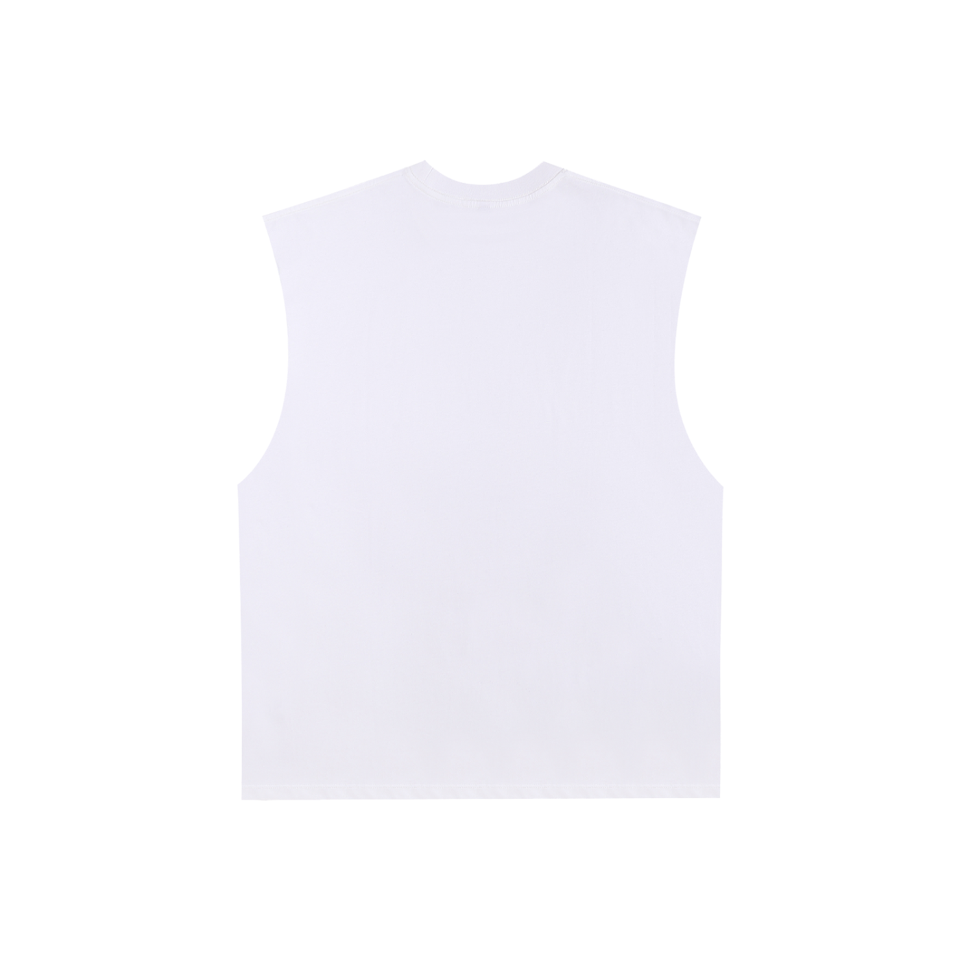 Men's Raw Edge Cotton Tank Top