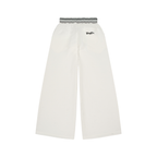 Women's Striped Waist Wide Leg Pants