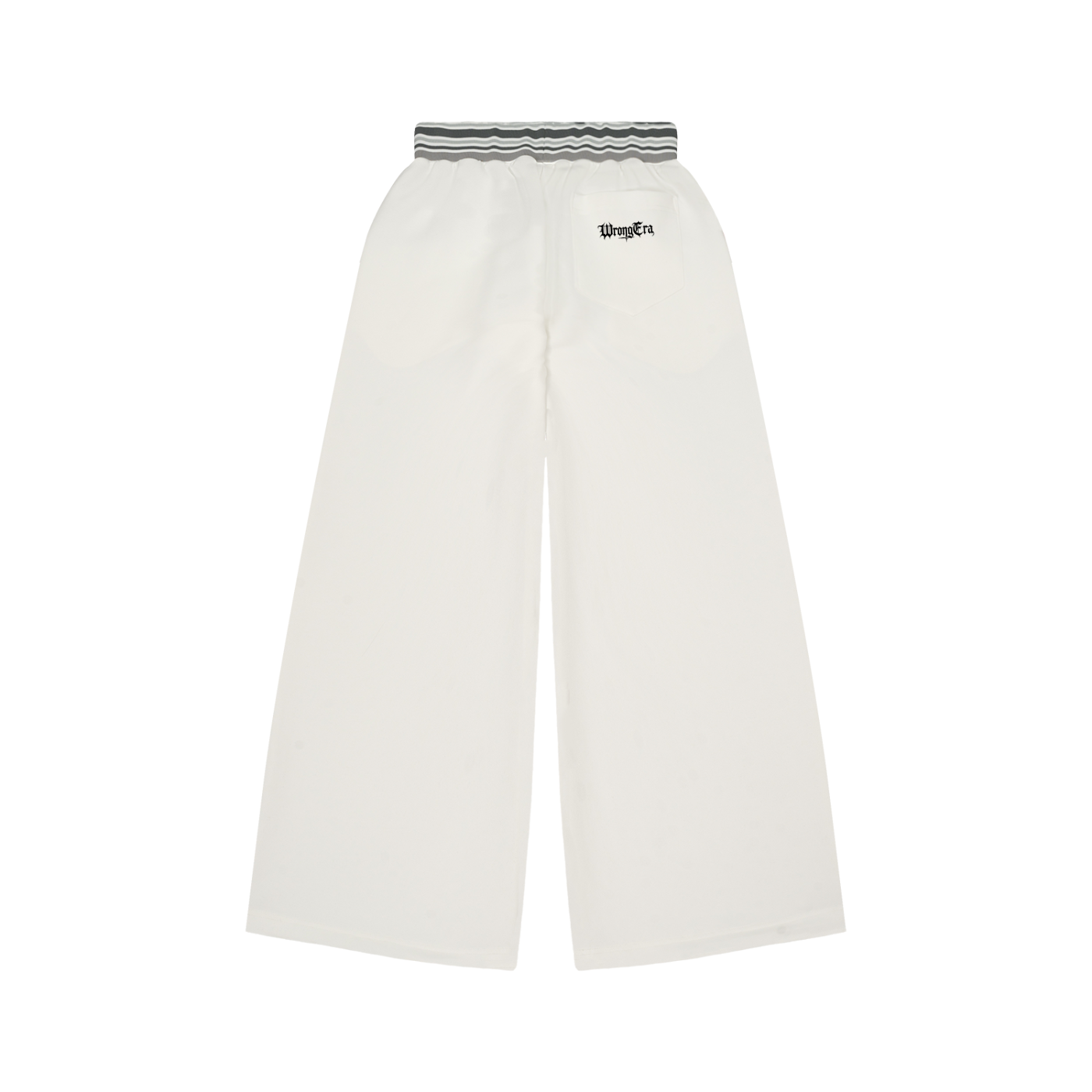 Women's Striped Waist Wide Leg Pants