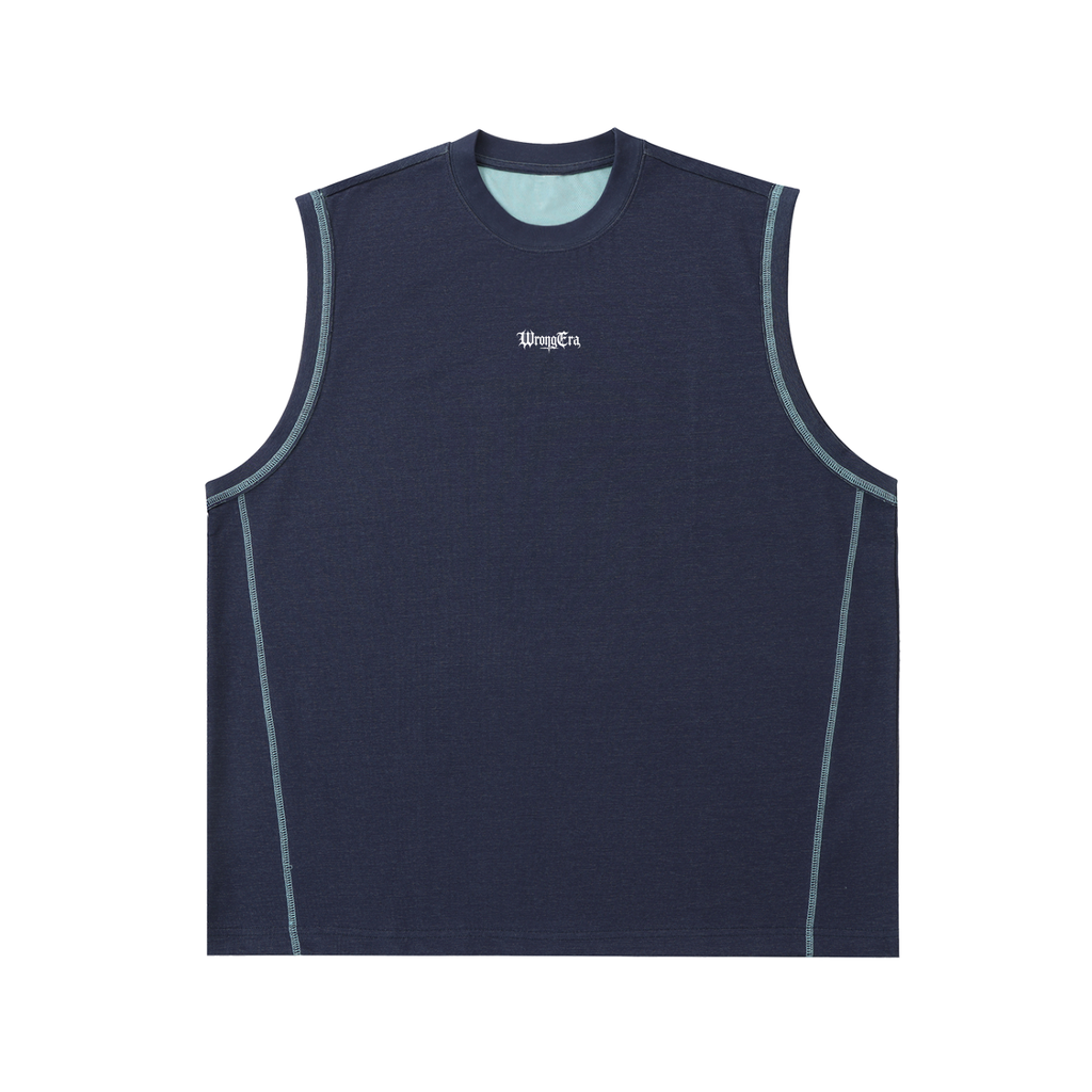 Men's Contrast Panel Cooling Tank Top