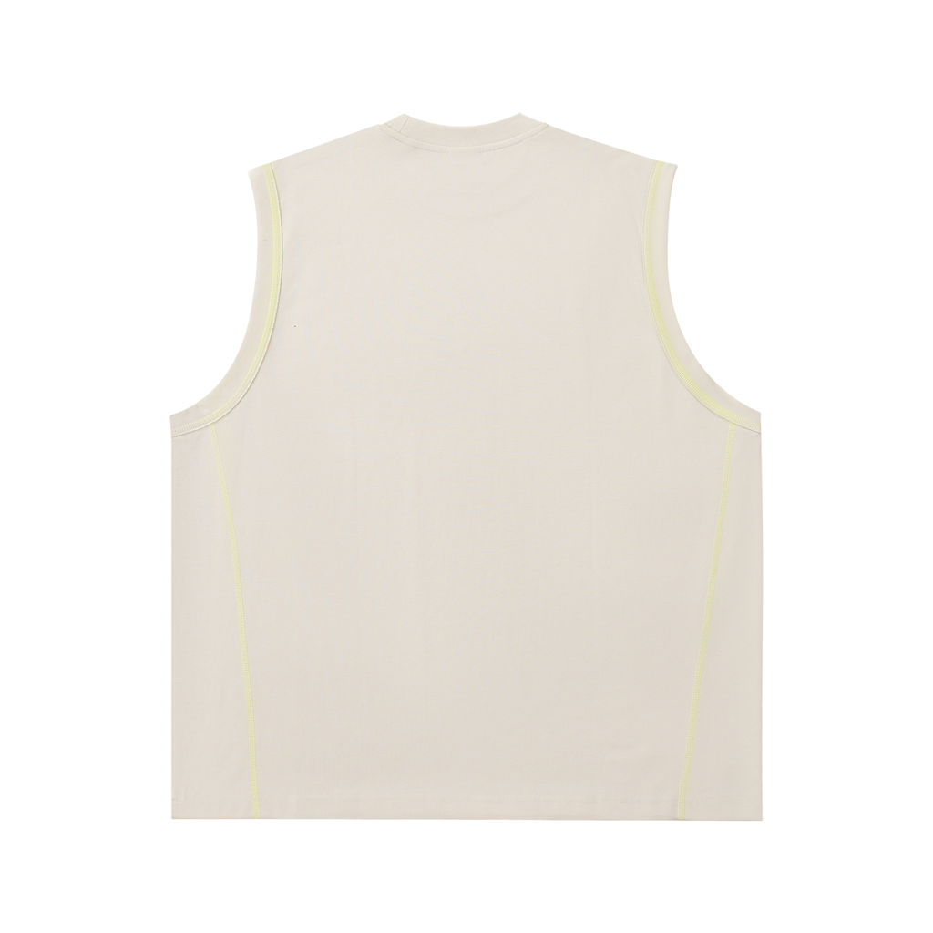 Men's Contrast Panel Cooling Tank Top
