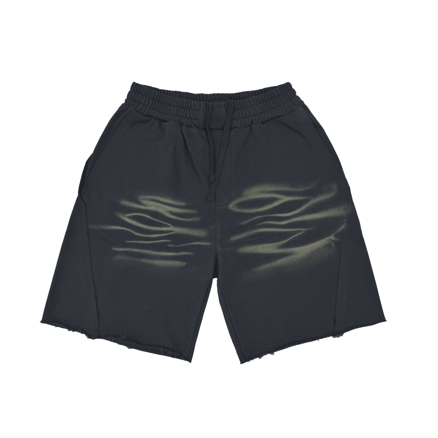 Men's Vintage Washed Tiger Stripe Shorts