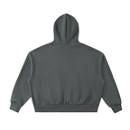 Men's Fleeced Full-Zip Boxy Hoodie
