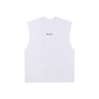 Men's Raw Edge Cotton Tank Top