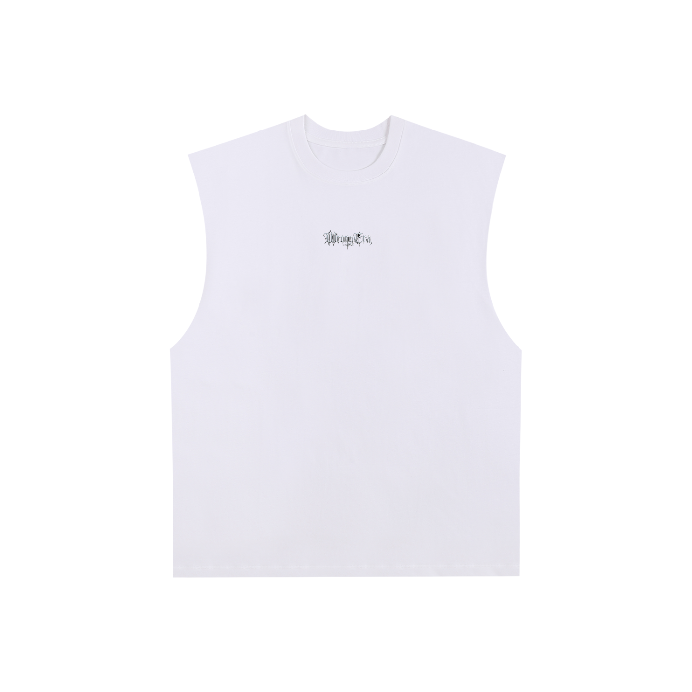 Men's Raw Edge Cotton Tank Top