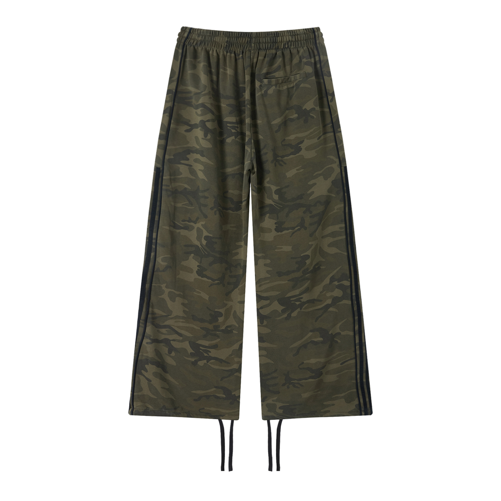 Men's Camo Wide Leg Sweatpants