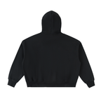Men's Fleeced Full-Zip Boxy Hoodie
