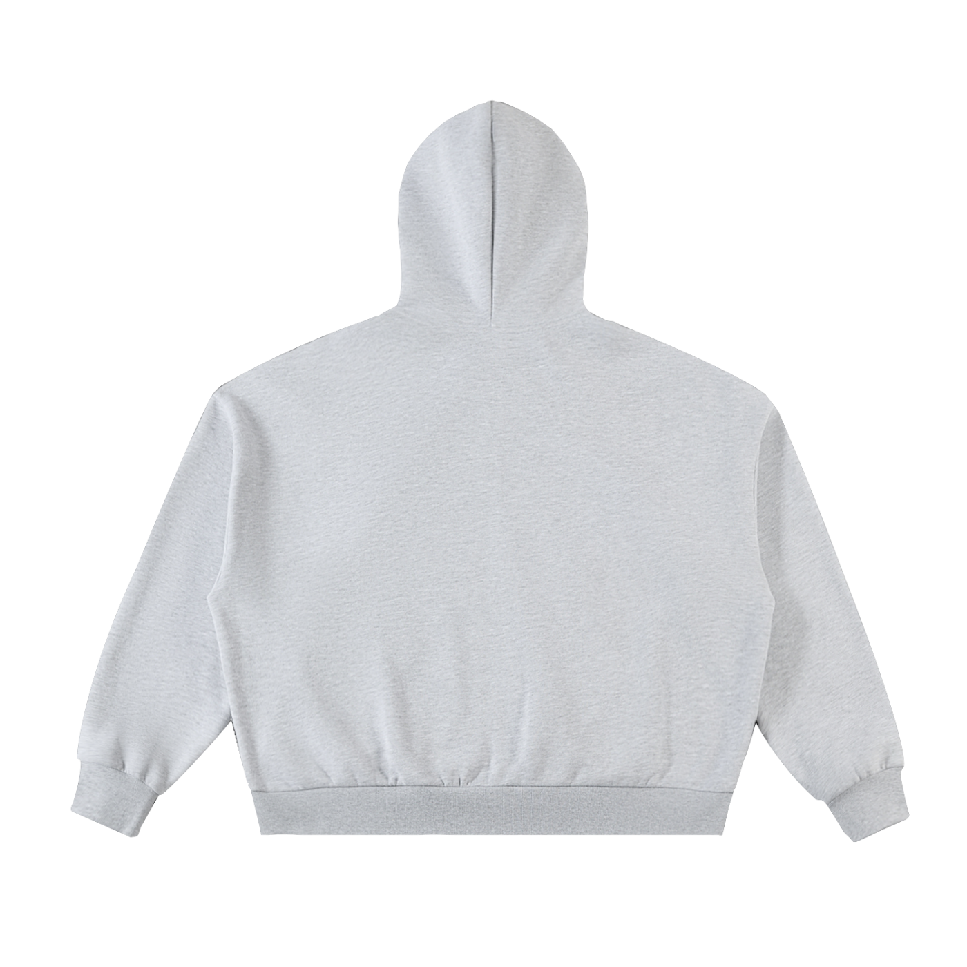 Men's Fleeced Full-Zip Boxy Hoodie